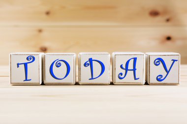 Bugün ahşap bloklar yazıldığından