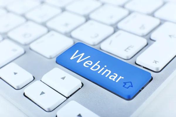 Clavier avec mot WEBINAR — Photo