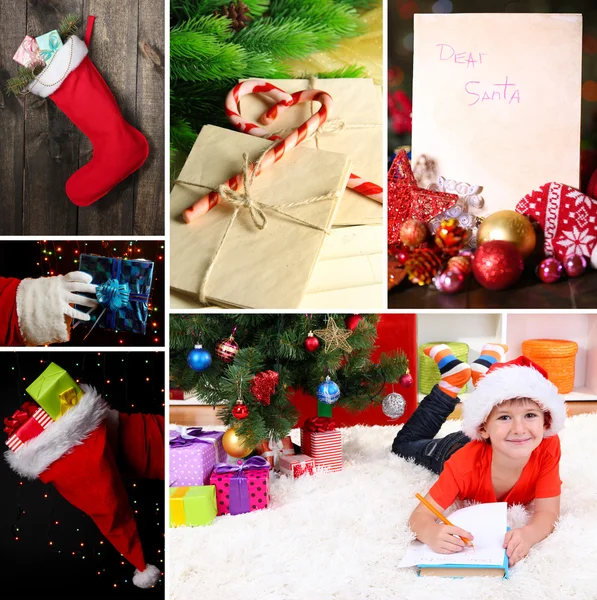 Collage di Natale — Foto Stock