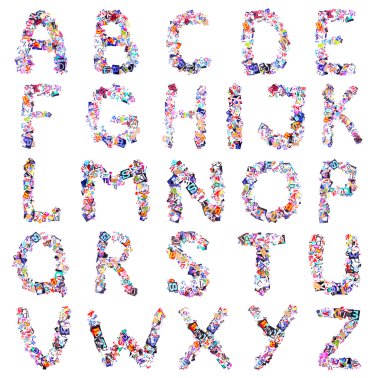 renkli gazete alfabesi