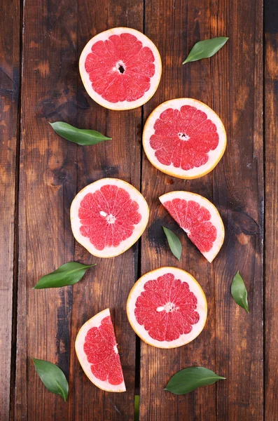 Slices lemon and grapefruit — Stock Photo, Image