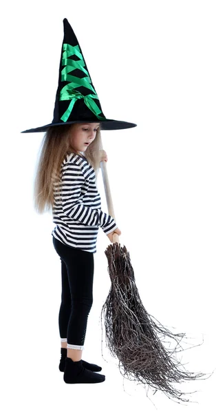 Little girl Witch — Stock Photo, Image