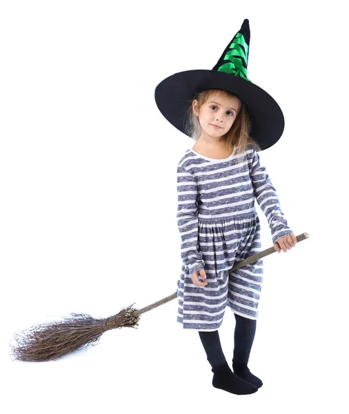 Kislány boszorkány — Stock Fotó