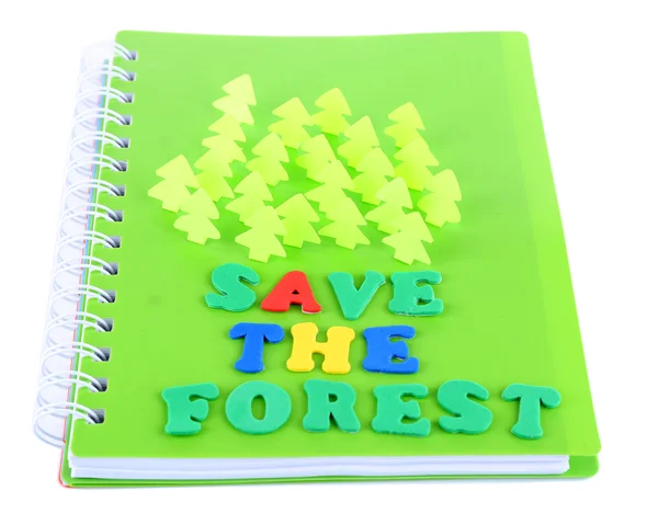 Concept of conservation forests — Stock Photo, Image