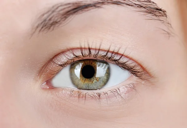 Gros plan sur les yeux féminins — Photo