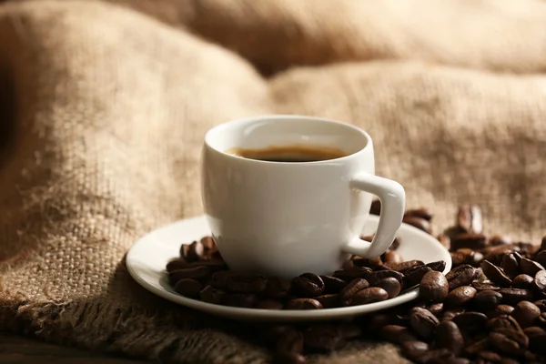 Cup of coffee  on table — Stock Photo, Image