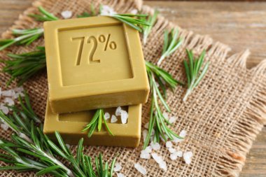 Biberiye dalları ile sabun