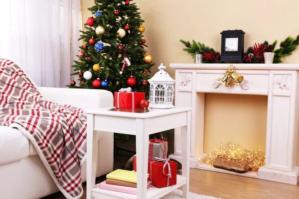 Interior hermoso de Navidad — Foto de Stock