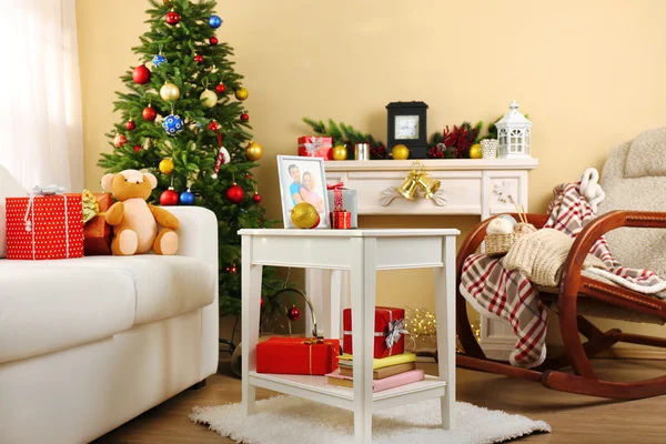 Prachtige Kerstmis interieur — Stockfoto