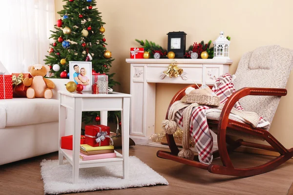 Interior hermoso de Navidad — Foto de Stock