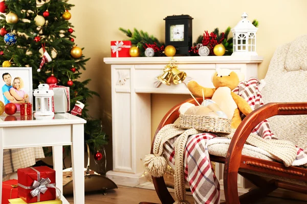 Interior hermoso de Navidad — Foto de Stock