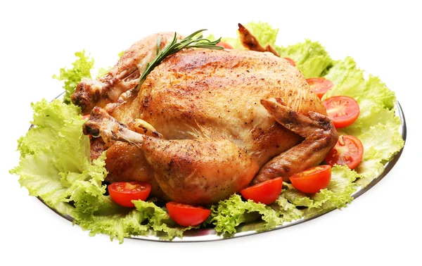 Baked chicken for  dinner — Stock Photo, Image