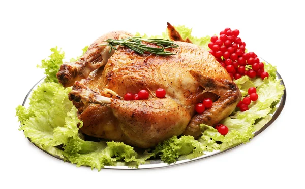 Baked chicken for  dinner — Stock Photo, Image