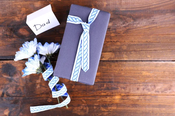 Happy Father's Day with gift box — Stock Photo, Image