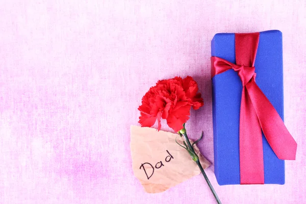 Happy Father's Day with gift box — Stock Photo, Image