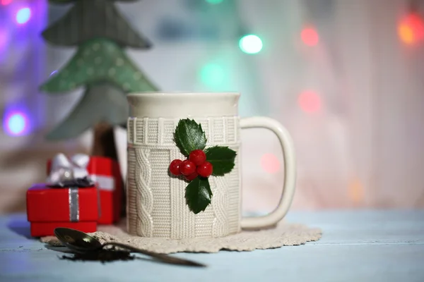 圣诞杯热的饮料 — 图库照片