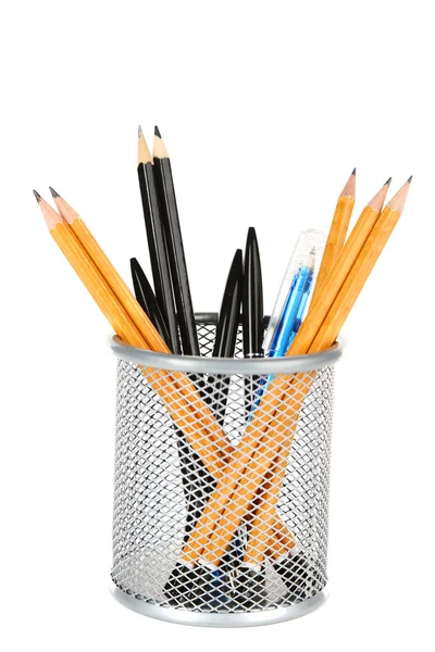 Pens and sharp pencils — Stock Photo, Image