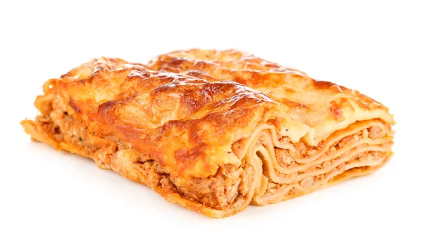 Portion de lasagnes savoureuses — Photo