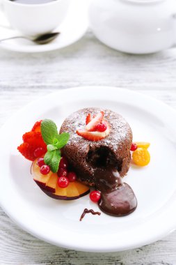 hostaflowersıcak çikolatalı puding