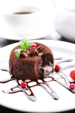 hostaflowersıcak çikolatalı puding