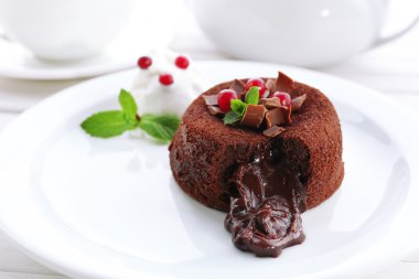 hostaflowersıcak çikolatalı puding