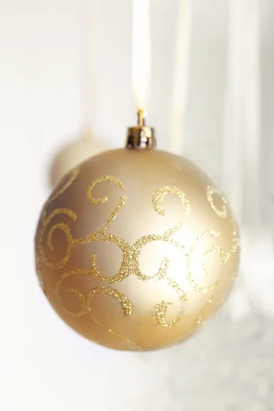 Belle decorazioni bianche di Natale — Foto Stock