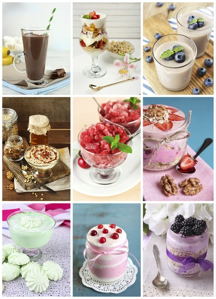 Desserts Collage — Stock Photo © jamdesign #7686995
