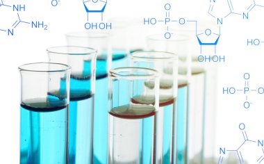 Test tüpleri yakın çekim