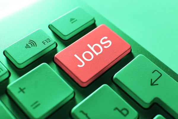 JOBS keyboard button — Stock Photo, Image