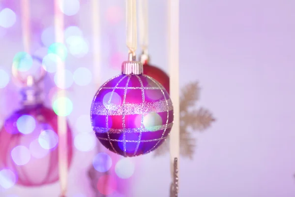 Christmas decorations hanging — Stock Photo, Image