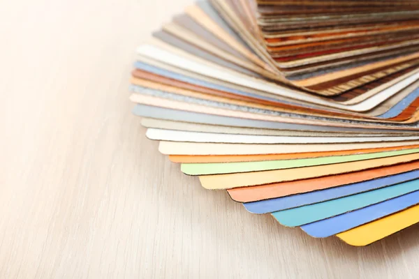 Color palette for furniture on table close-up — Stock Photo, Image