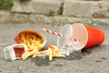 Fast food çöp