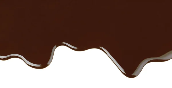 Melted chocolate dripping — Stock Photo, Image