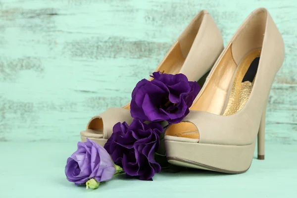 Beautiful woman shoes — Stock Photo, Image