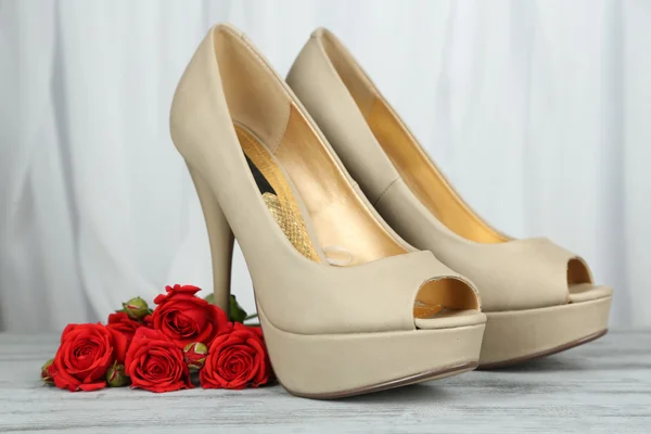 Beautiful woman shoes — Stock Photo, Image