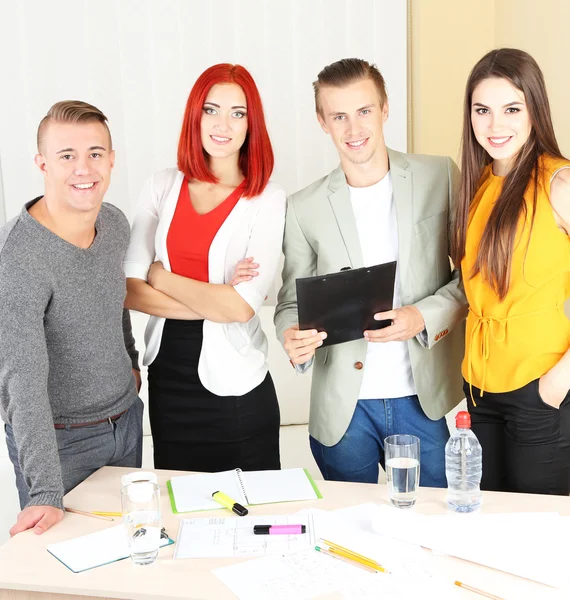 Group of people having meeting in office — Stock Photo, Image