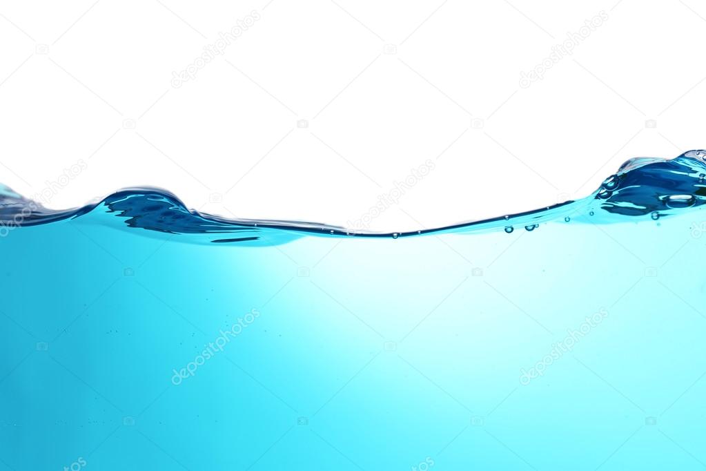 Blue water wave