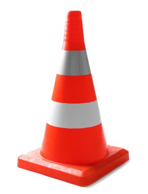 Kırmızı trafik koni