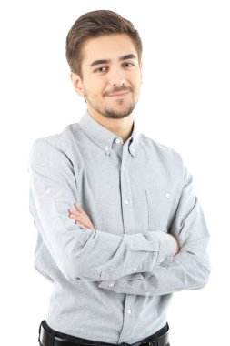 Yakışıklı genç adam.