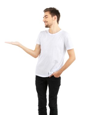 Yakışıklı genç adam.
