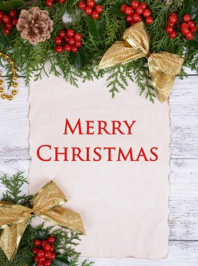 Noel dekorasyon kağıt levha ile