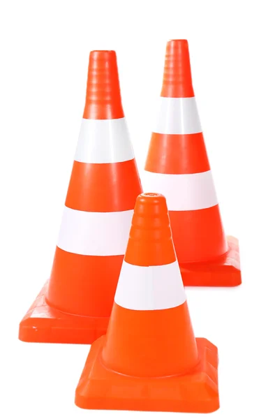 Red Traffic cones — Stock Photo, Image