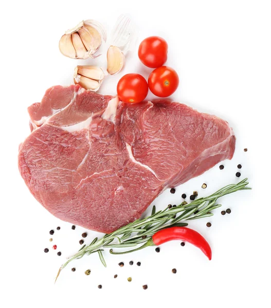 Roh-Rindersteak — Stockfoto