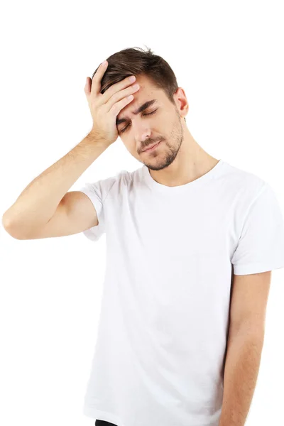 Man have headache — Stock Photo, Image