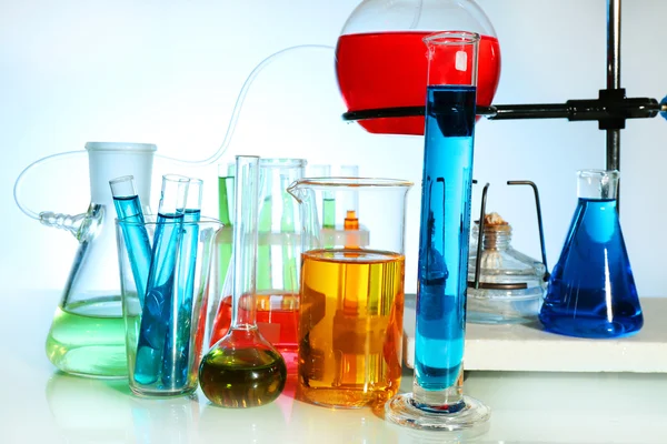 Different Laboratory glassware — Stock Photo, Image