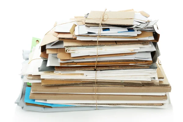 Bir yığın kağıt.