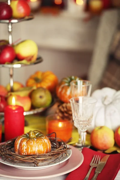 Świąteczny porcja jesień — Zdjęcie stockowe