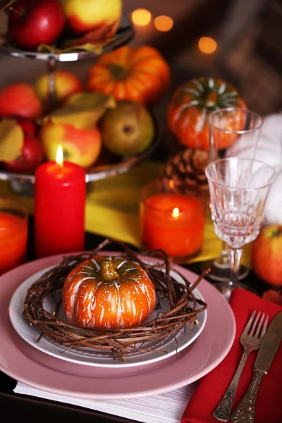 Slavnostní podzimní porce — Stock fotografie