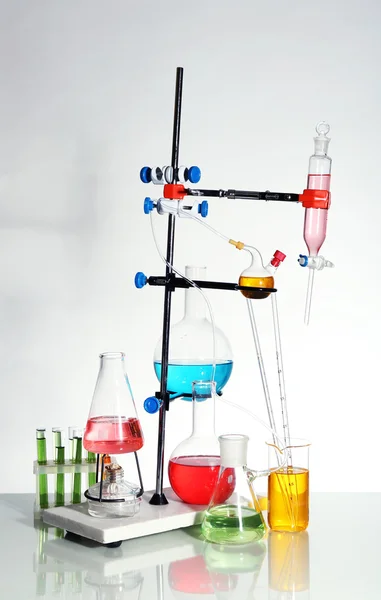 Different Laboratory glassware — Stock Photo, Image