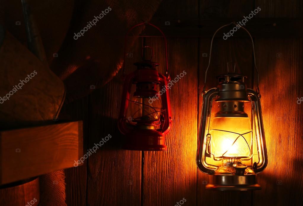Lantern hanging on hook Stock Photo by ©belchonock 61012081